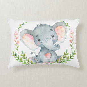 Baby-Elefant-Kinderzimmer-Kissen Dekokissen