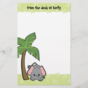 Baby-Elefant-Süsse Briefpapier