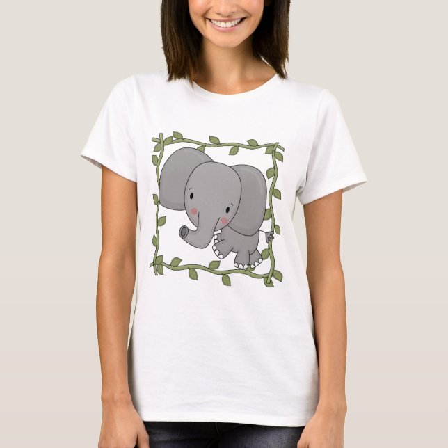 Baby-Elefant-T-Shirts und Geschenke T-Shirt (Vorderseite)