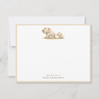 Baby-Elefanten-Kinderzimmer-Baby-Shower-Notizkarte