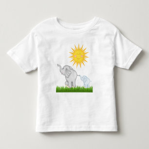 Baby Elefanten rollen unisex Kleinkind T - Shirt