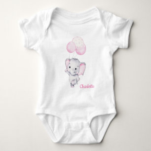 Baby Elephant Baby Bodysuit Strampler