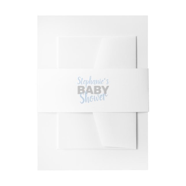 Baby Elephant Bubble Bath Boy Baby Dusche Einladungsbanderole (Vorderseite Beispiel)