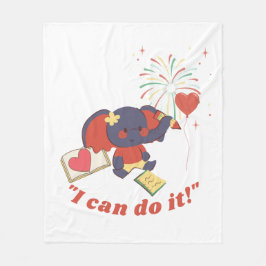 Baby Elephant Fleece Blanket