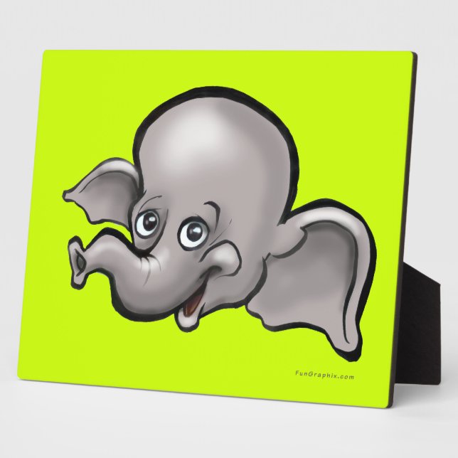 Baby Elephant Fotoplatte (Seite)