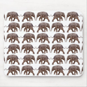 Baby Elephant Frenzy Mousemat Mousepad