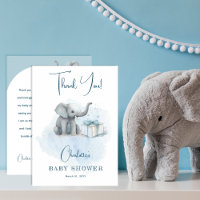 Baby Elephant Hello Baby Boy Blue Baby Dusche
