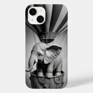 Baby Elephant in einem Heißluftballon Case-Mate iPhone 14 Hülle