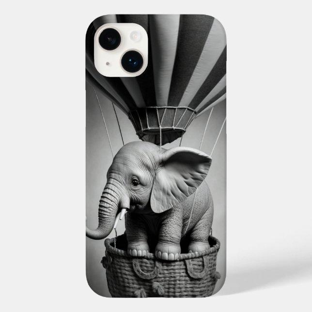 Baby Elephant in einem Heißluftballon Case-Mate iPhone 14 Plus Hülle (Rückseite)