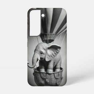 Baby Elephant in einem Heißluftballon Samsung Galaxy Hülle