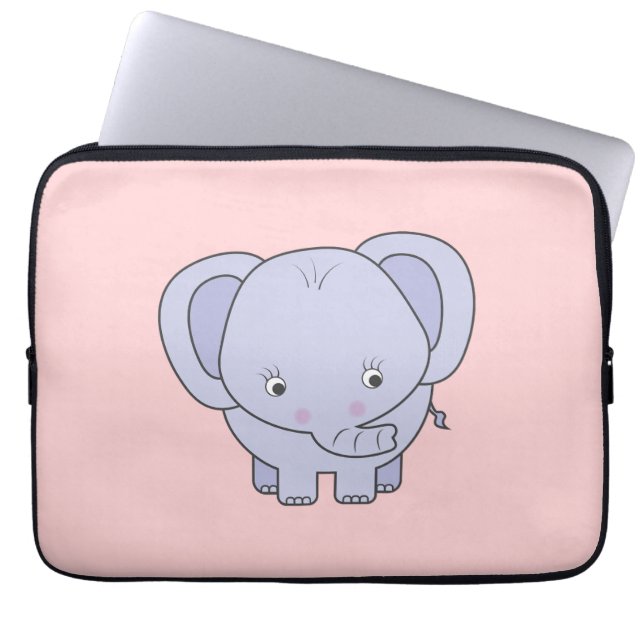 Baby Elephant Laptopschutzhülle (Vorderseite)