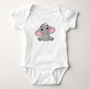 Baby Elephant Liebe Strampler