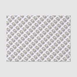 Baby elephant light gray and yellow seidenpapier