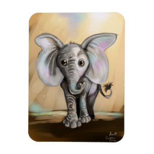 Baby Elephant Magnet