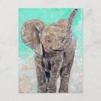 Baby Elephant Painting
