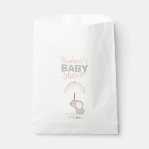 Baby Elephant Pink Babydusche Geschenktütchen