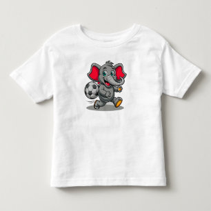 Baby Elephant spielen Tischfußball Grafik Kleinkind T-shirt