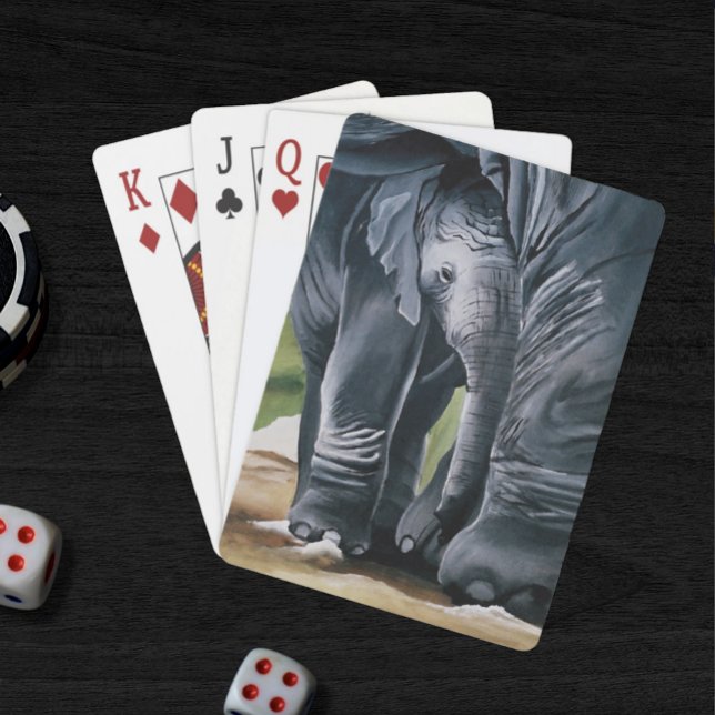 Baby Elephant Spielkarten (Von Creator hochgeladen)