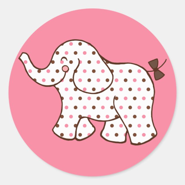 Baby Elephant Stickers (Vorderseite)