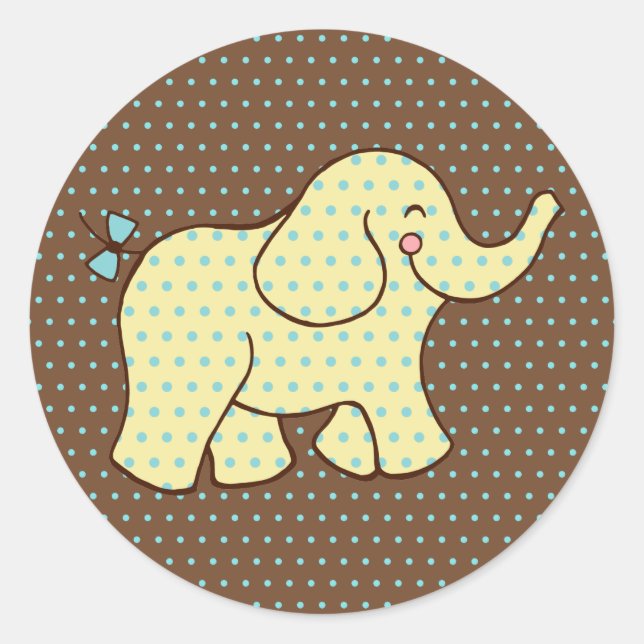 Baby Elephant Stickers (Vorderseite)