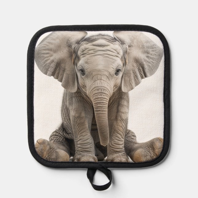 Baby Elephant Topflappen (Vorderseite)
