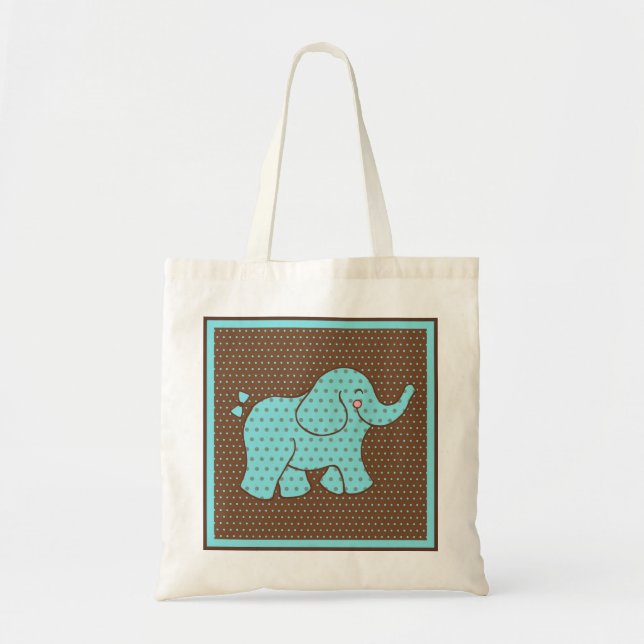 Baby Elephant Tote Bag Tragetasche (Vorne)