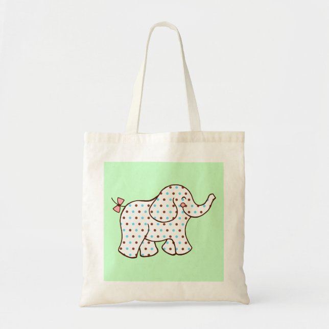 Baby Elephant Tote Bag Tragetasche (Vorne)