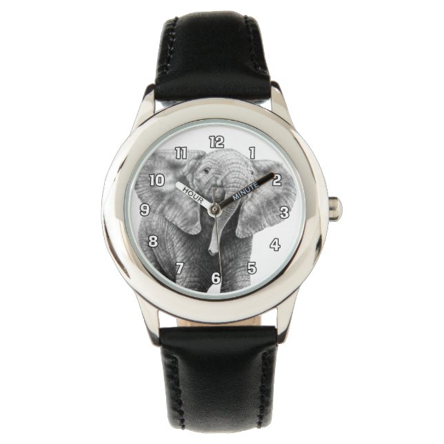 Baby Elephant Watch Armbanduhr (Vorderseite)
