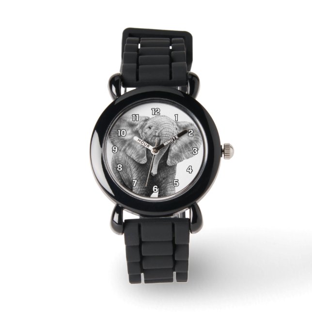 Baby Elephant Watch Armbanduhr (Vorderseite)