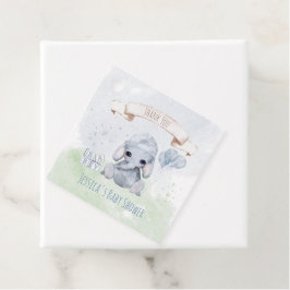Baby Elephant Watercolor Animals Geschenkanhänger