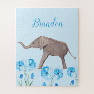 Baby Elephant Wildtier für Kinder Art Boy