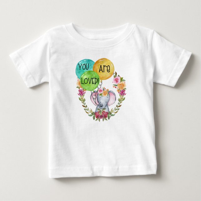 Baby Elephants Baby T-shirt (Vorderseite)