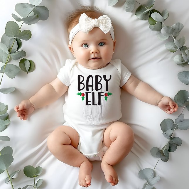 Baby Elf Familienweihnacht Baby Strampler (Von Creator hochgeladen)