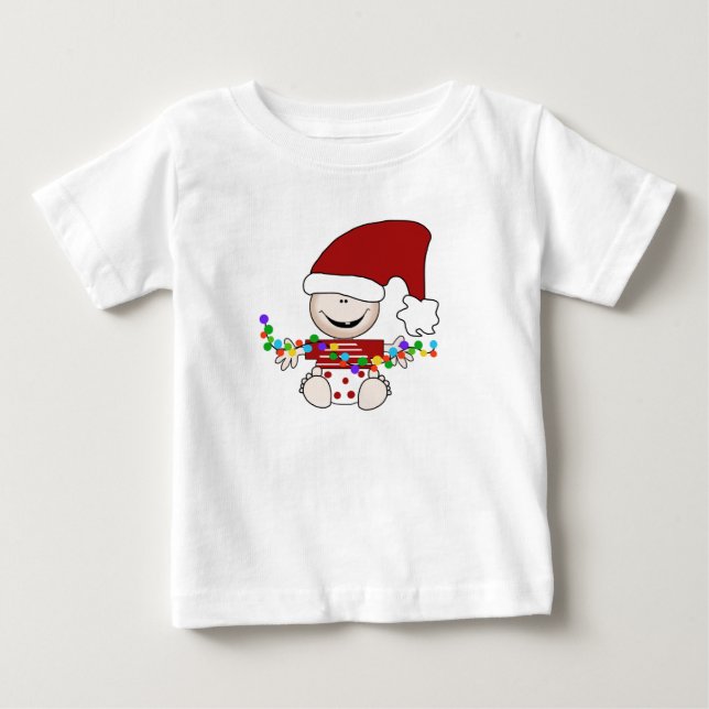 Baby Elf mit Licht Baby T-shirt (Vorderseite)