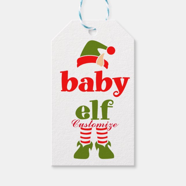 Baby Elf Thunder_Cove Geschenkanhänger (Vorderseite)