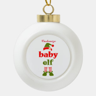 Baby Elf Thunder_Cove Keramik Kugel-Ornament