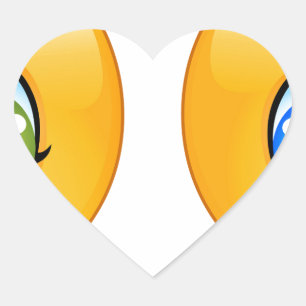 Baby-Emojis Herz-Aufkleber