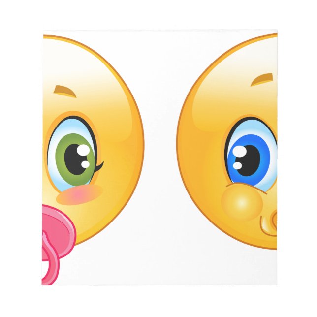 Baby Emojis Notizblock (Vorderseite)