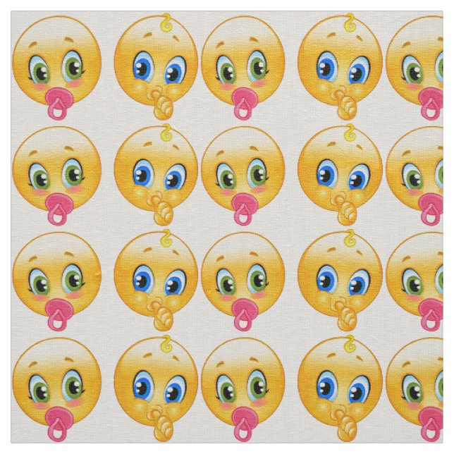 Baby Emojis Stoff (Muster)