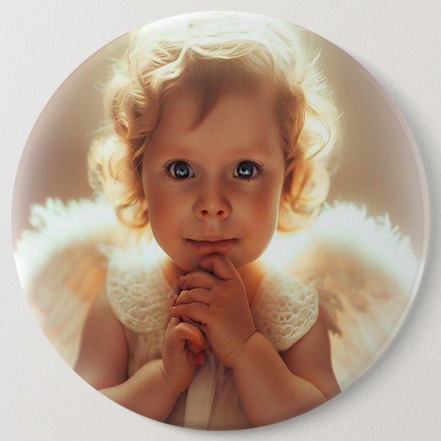 Baby Engel Button (Vorderseite)