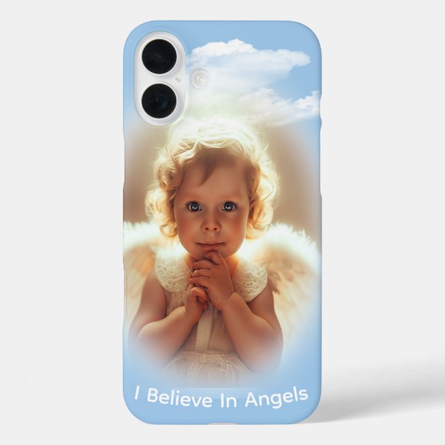Baby Engel iPhone 16 Plus Hülle (Rückseite)