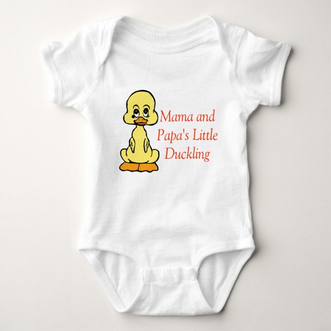 Baby-Ente Baby Strampler (Vorderseite)