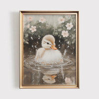 Baby-Enten-Druck, Frühling-Kinderzimmer Druckbare