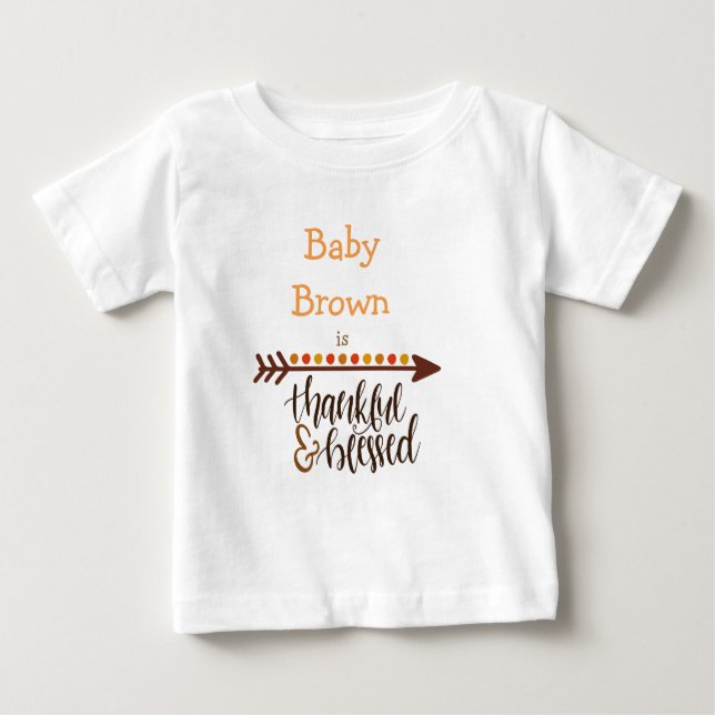 Baby Erntedank T - Shirt (Vorderseite)
