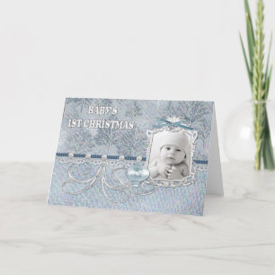 Baby-erste Weihnachtskarte Feiertagskarte