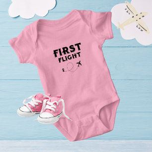 Baby ERSTER FLUG, Cooles Flugzeug, Reise, Süß Strampler