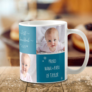 Baby Erstes Chanukka Großeltern 2 Foto Benutzerdef Kaffeetasse
