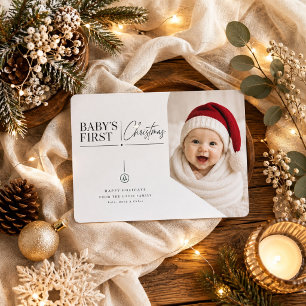 Baby erstes Weihnachten Eckig geschnittenes Winter