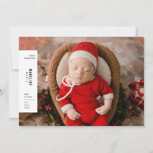 Baby erstes Weihnachten minimalistisches ästhetisc