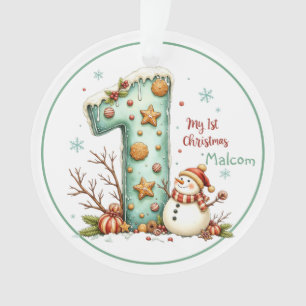 Baby erstes Weihnachtsbaum-Schmuckstück Ornament